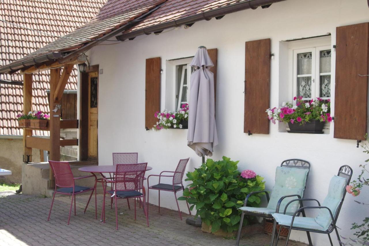 Gite De Charme Au Coeur Du Vignoble Alsacien Bernardvillé Exterior foto